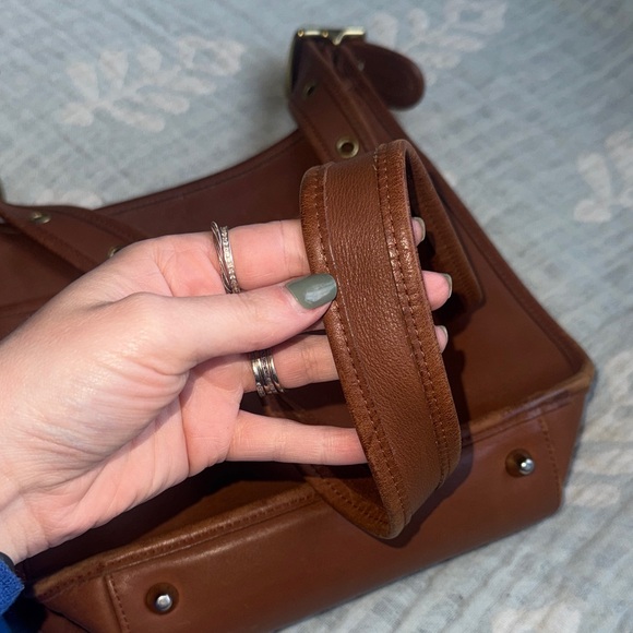 Coach Dark Brown Leather Shoulder Bag - Picture 9 of 9